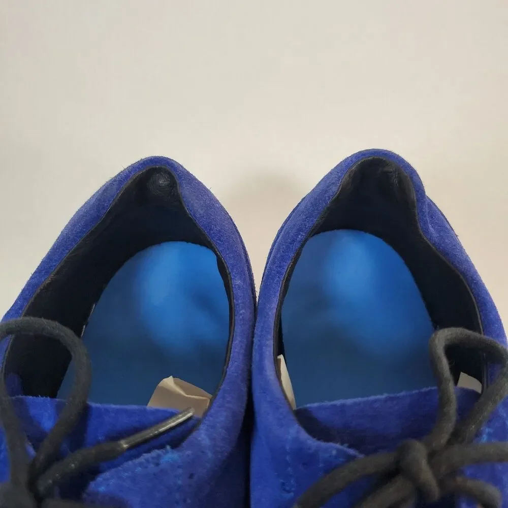Diesel Prime Time Men’s Royal Blue Suede Sneakers Casual Shoes Size 11